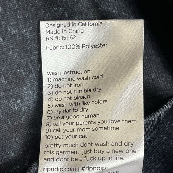 Ripndip Hoodie Mens Medium Black Hell Ride Pullover Sweater‎ Sweatshirt Adult - Picture 10 of 13